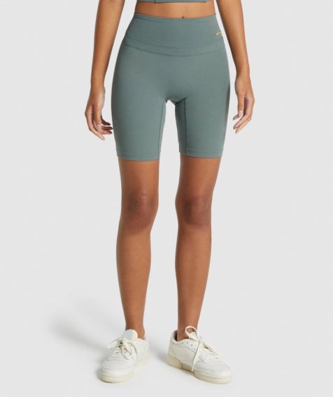 Szorty Gymshark Whitney Cycling Damskie Zielone | PL 859KWB